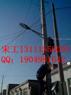 保定曲阳新农村路灯与草坪灯产品资料详解 电线杆安装，250元/套